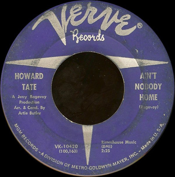 Howard Tate : Ain't Nobody Home (7", Single)