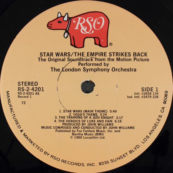 John Williams (4), The London Symphony Orchestra* : Star Wars / The Empire Strikes Back (2xLP, Album, 72 )