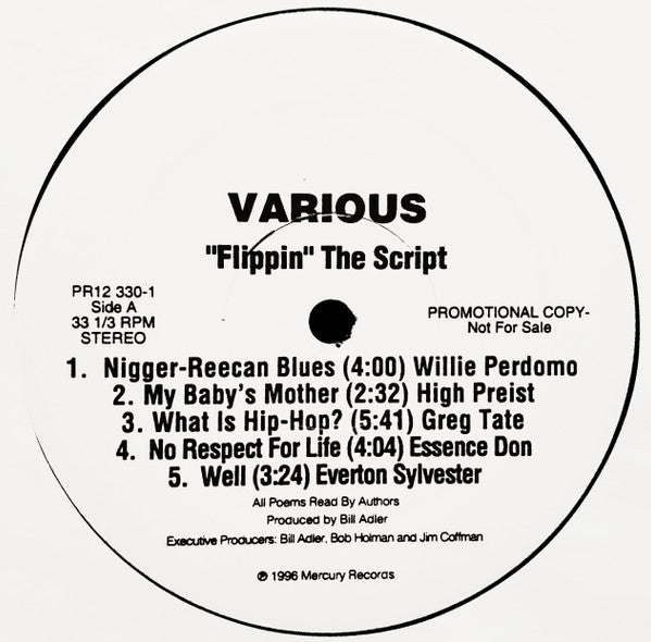 Various : Flippin' The Script (LP, Promo, Smplr)