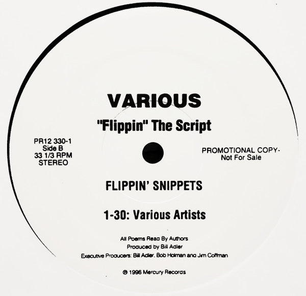 Various : Flippin' The Script (LP, Promo, Smplr)