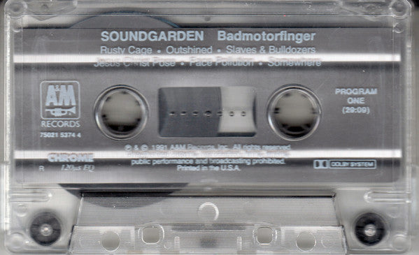 Soundgarden : Badmotorfinger (Cass, Album, R, )