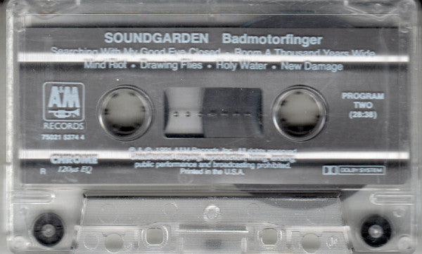 Soundgarden : Badmotorfinger (Cass, Album, R, )