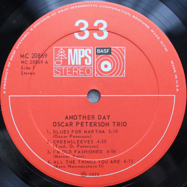 Oscar Peterson Trio* : Another Day (LP, Album, RE)