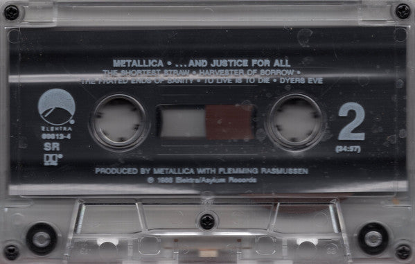 Metallica : ...And Justice For All (Cass, Album, RE, SR)