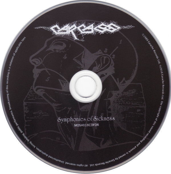 Carcass : Symphonies Of Sickness (CD, Album, RE, RM, MMX)