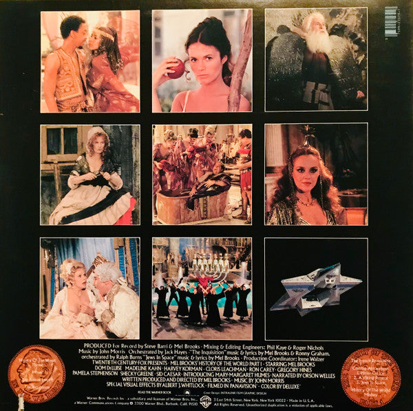 Mel Brooks : Mel Brooks' History Of The World Part 1 (Dialogue And Music From The Original Motion Picture Sound Track)  (LP, Album, Win)