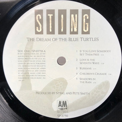 Sting : The Dream Of The Blue Turtles (LP, Album, Ind)