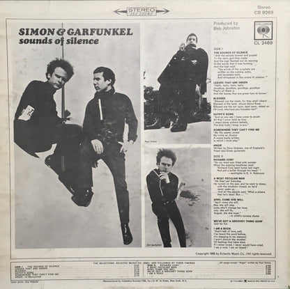 Simon & Garfunkel : Sounds Of Silence (LP, Album, Pit)