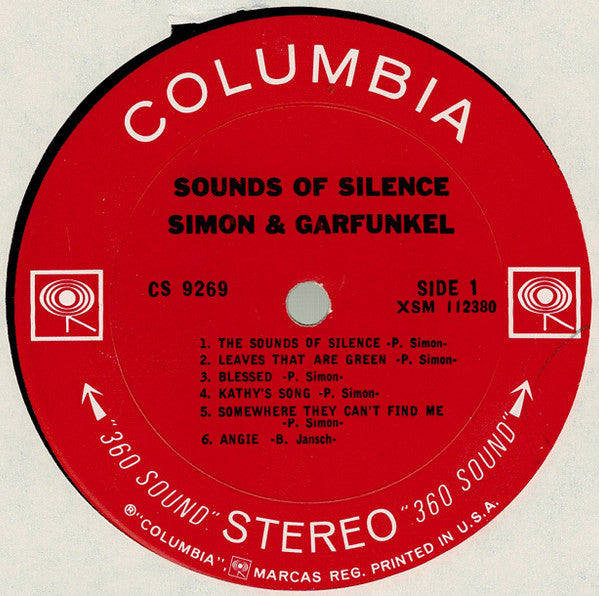 Simon & Garfunkel : Sounds Of Silence (LP, Album, Pit)