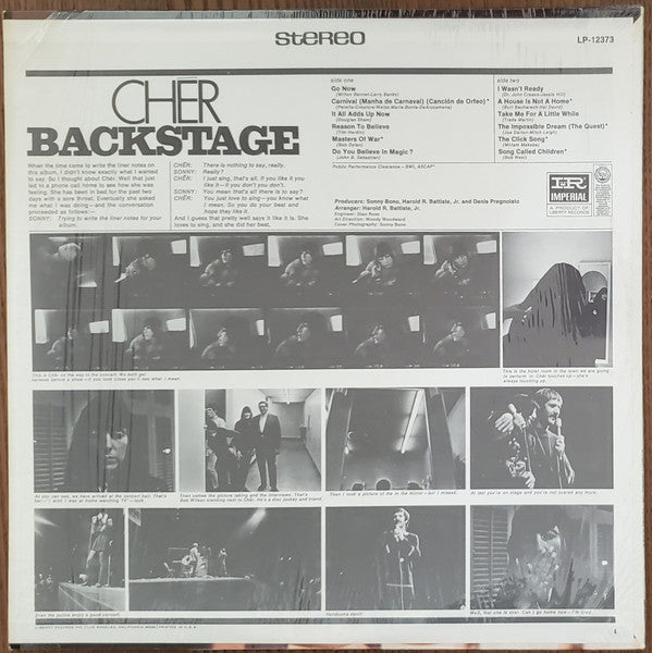 Chér* : Backstage (LP, Album)