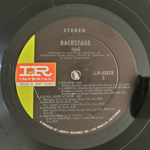 Chér* : Backstage (LP, Album)