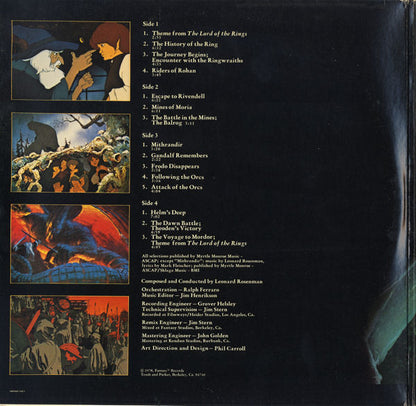 Leonard Rosenman : The Lord Of The Rings (2xLP, Album, Spe)