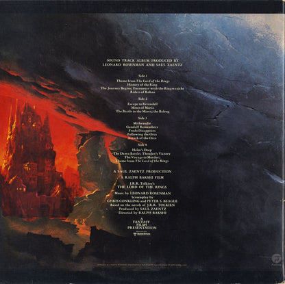 Leonard Rosenman : The Lord Of The Rings (2xLP, Album, Spe)