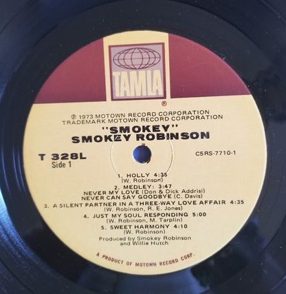 Smokey Robinson : Smokey (LP, Album, Gat)