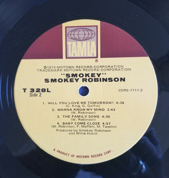 Smokey Robinson : Smokey (LP, Album, Gat)