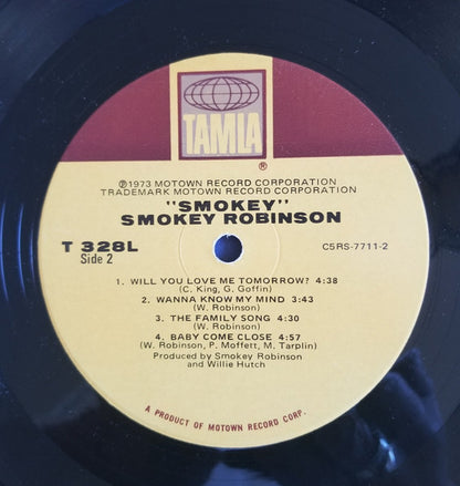 Smokey Robinson : Smokey (LP, Album, Gat)