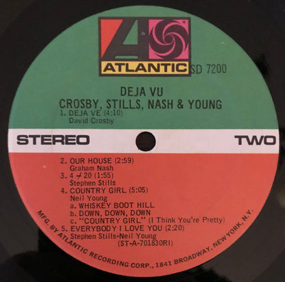 Crosby, Stills, Nash & Young : Deja Vu (LP, Album, M/Print, RP, RI-)