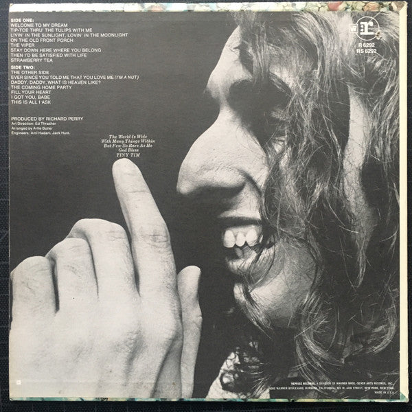 Tiny Tim : God Bless Tiny Tim (LP, Album, Ind)