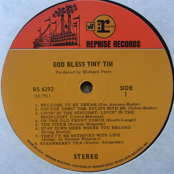 Tiny Tim : God Bless Tiny Tim (LP, Album, Ind)