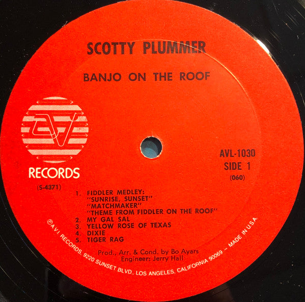 Scotty Plummer : Banjo On The Roof (LP, Album, Ora)