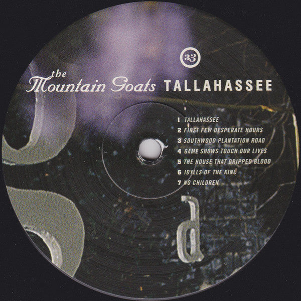 The Mountain Goats : Tallahassee (LP, Album, RE)