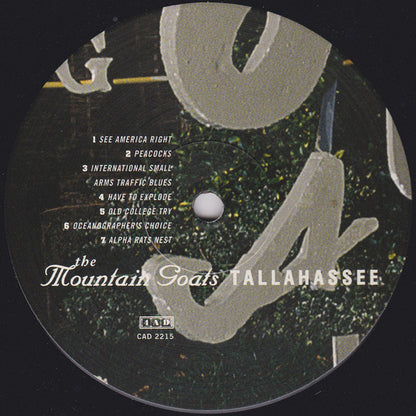 The Mountain Goats : Tallahassee (LP, Album, RE)