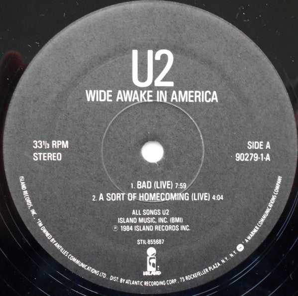 U2 : Wide Awake In America (12", EP, Spe)