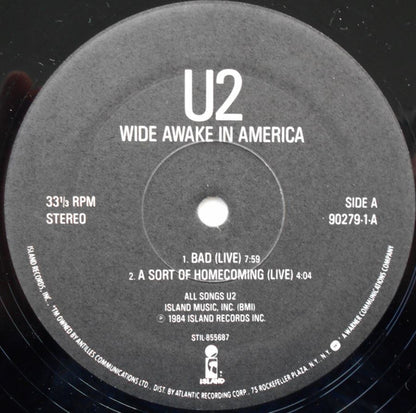 U2 : Wide Awake In America (12", EP, Spe)