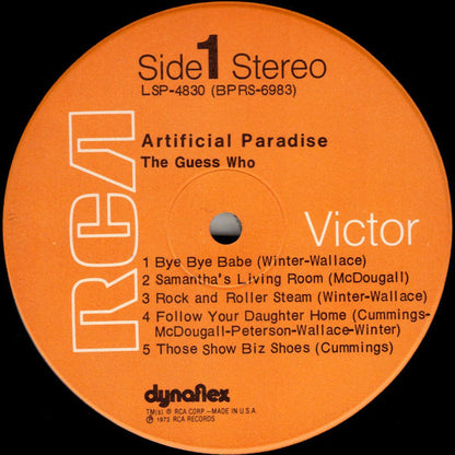 The Guess Who : Artificial Paradise (LP, Album, Hol)