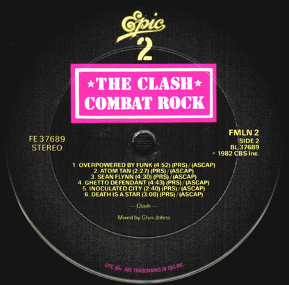 The Clash : Combat Rock (LP, Album, Pit)