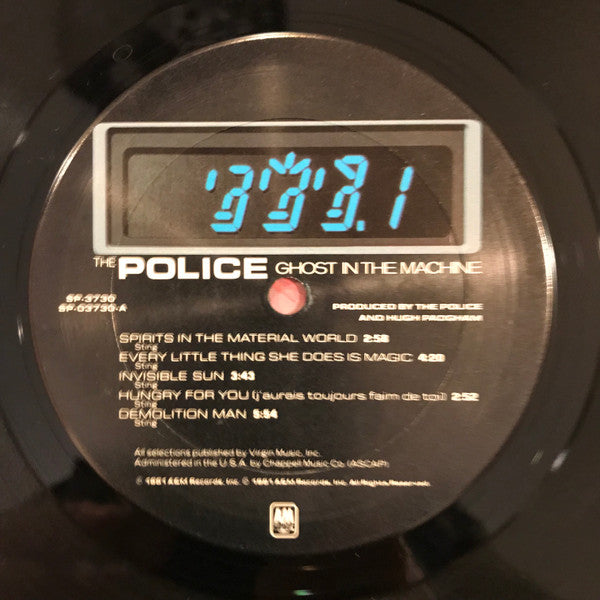 The Police : Ghost In The Machine (LP, Album, Eur)