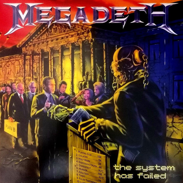 Megadeth : The System Has Failed (LP, Album, RE, RM, 180)