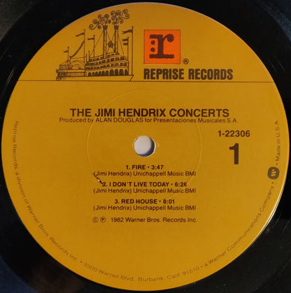 Jimi Hendrix : The Jimi Hendrix Concerts (2xLP, Comp, Gat)