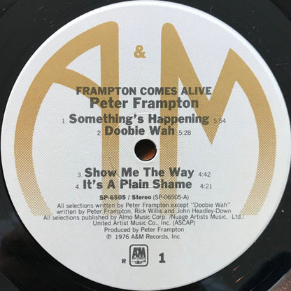 Peter Frampton : Frampton Comes Alive! (2xLP, Album, RE, Ind)