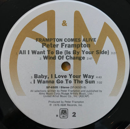 Peter Frampton : Frampton Comes Alive! (2xLP, Album, RE, Ind)