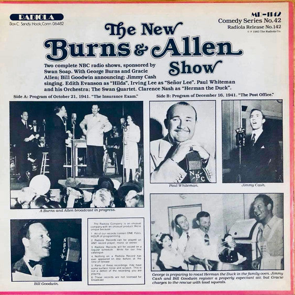 Burns And Allen : The New Burns And Allen Show (LP, Album)