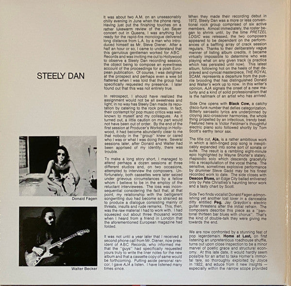 Steely Dan : Aja (LP, Album, Ter)