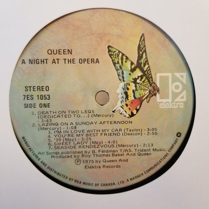 Queen : A Night At The Opera (LP, Album, RE, Emb)
