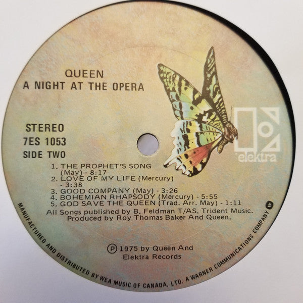 Queen : A Night At The Opera (LP, Album, RE, Emb)