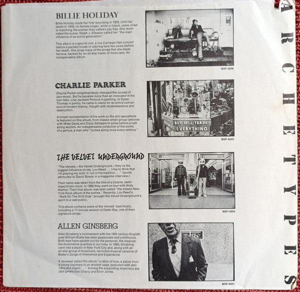 The Velvet Underground : Archetypes (LP, Album, RE)