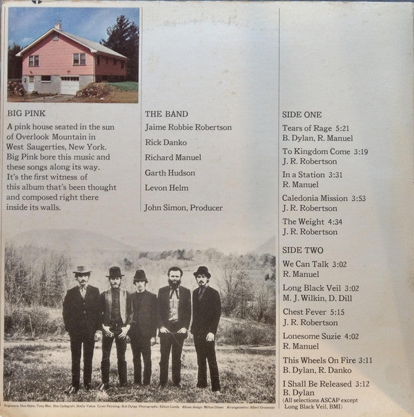 The Band : Music From Big Pink (LP, Album, RE, RP, Gre)