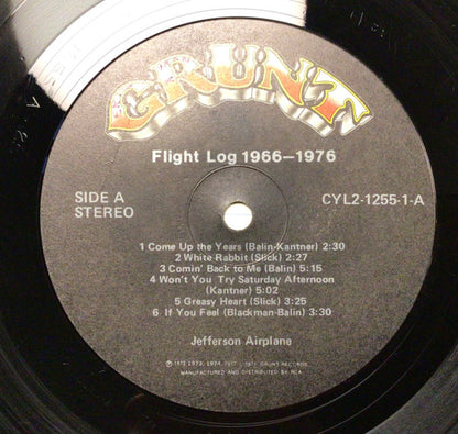 Jefferson Airplane : Flight Log (1966 - 1976) (2xLP, Comp, Gat)