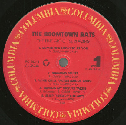 The Boomtown Rats : The Fine Art Of Surfacing (LP, Album, RE, Car)