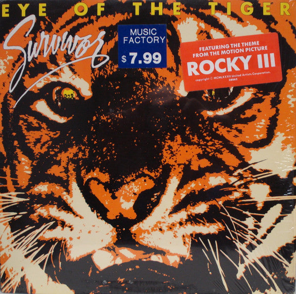 Survivor : Eye Of The Tiger (LP, Album, Pit)