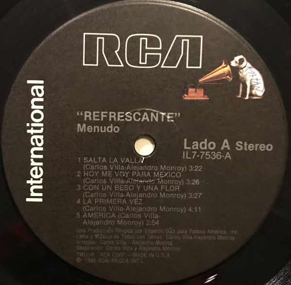 Menudo : Refrescante (LP, Album)