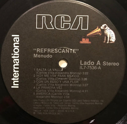Menudo : Refrescante (LP, Album)