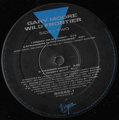 Gary Moore : Wild Frontier (LP, Album, Spe)