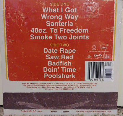 Sublime (2) : Greatest Hits (LP, Album, Comp, Ltd, RE, RM)