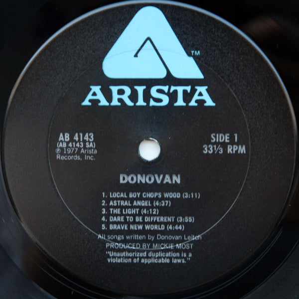 Donovan : Donovan (LP, Album, Pit)