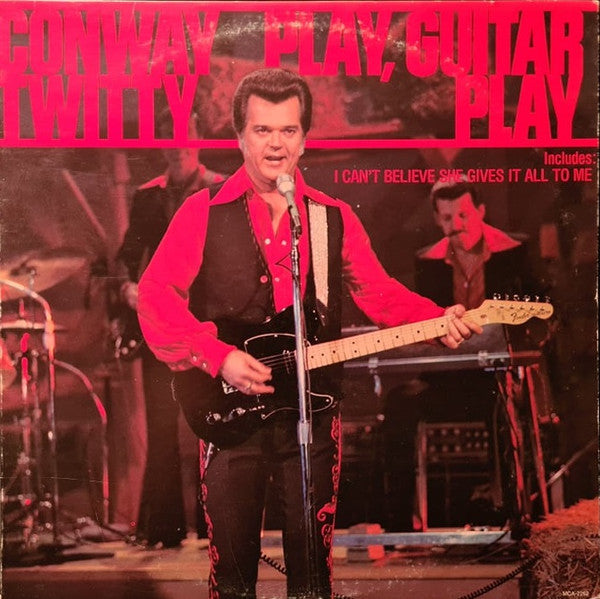 Conway Twitty : Play, Guitar Play (LP, Album, Glo)